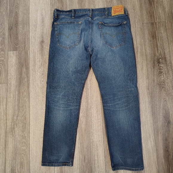 Levi's 502 Classic Straight Blue Jeans 38X30 - Picture 3 of 4
